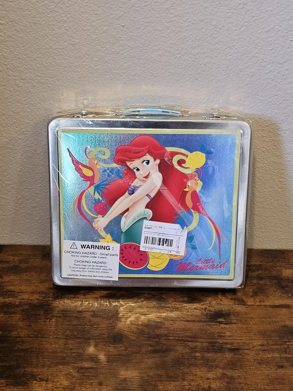 NWT Vintage Disney Little Mermaid Art Set
